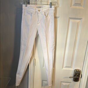 Joe's Jeans White Stretch Skinny Denim